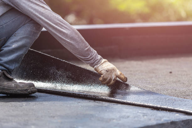 Professional Crawl Space Encapsulation technician working in Ashville, OH